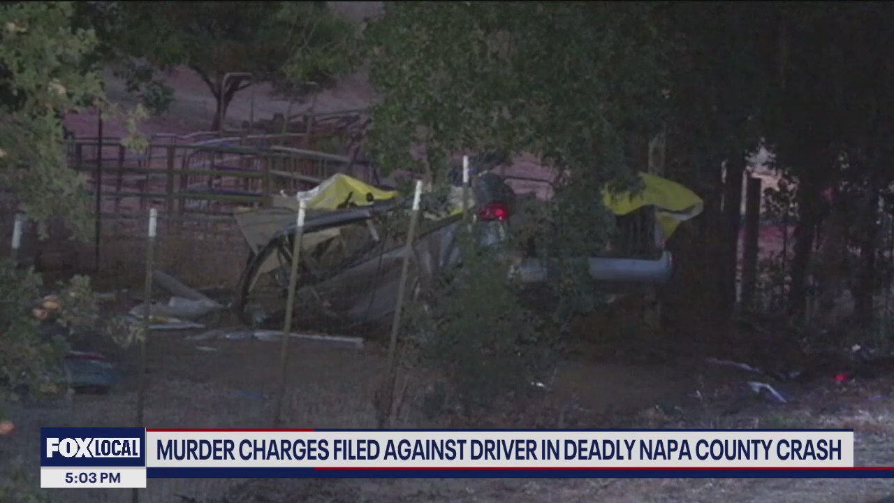 Suspect charged with 6 counts of murder in deadly DUI crash in Napa County