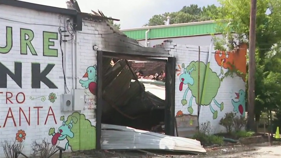 Fire destroys nonprofits warehouse