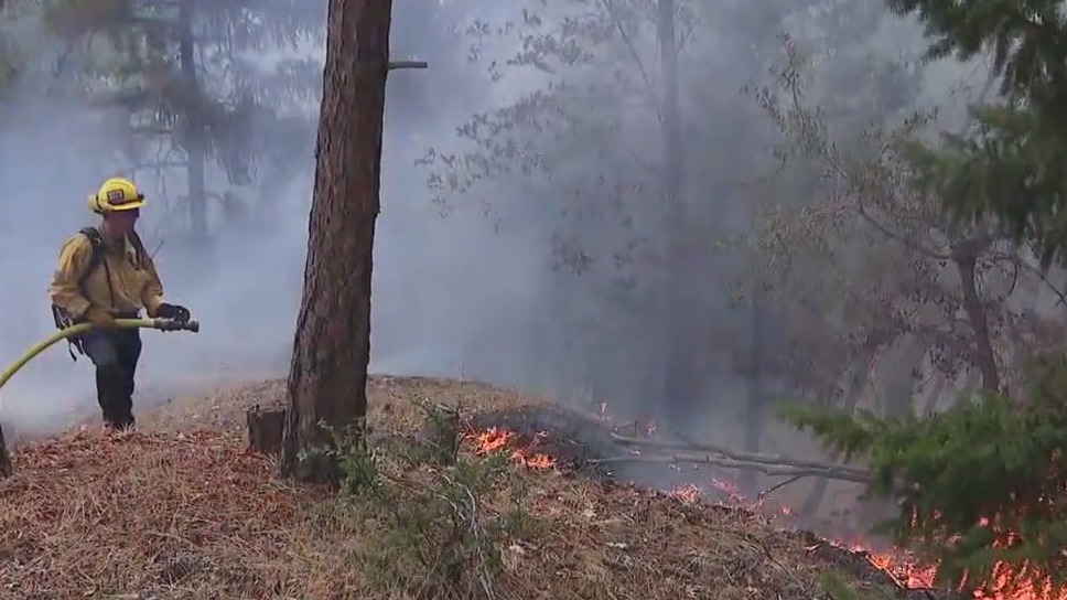 Line Fire flares up, sparking more evacuations