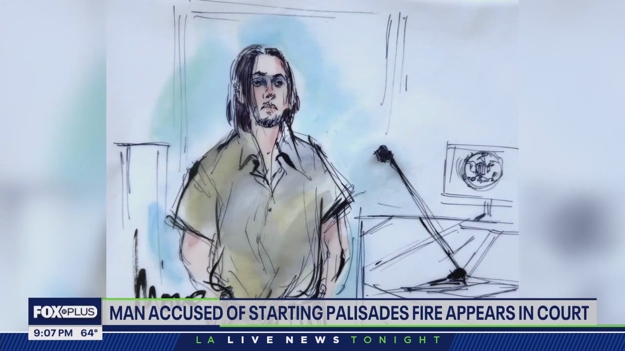 Palisades Fire suspect appears in court | FOX 11 Los Angeles