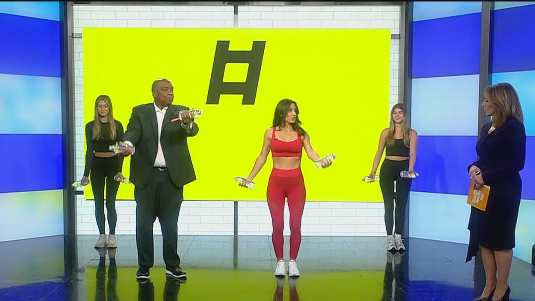 Water bottles as dumbbells?