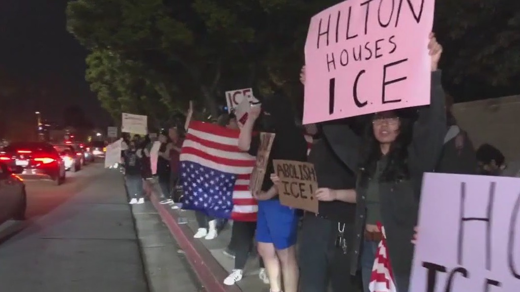 Protesters targeting hotels where ICE is staying