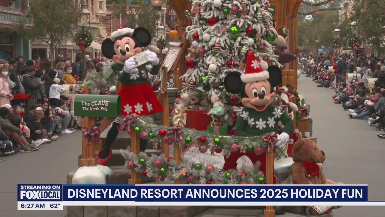 Disneyland shares first look at 2025 holiday events