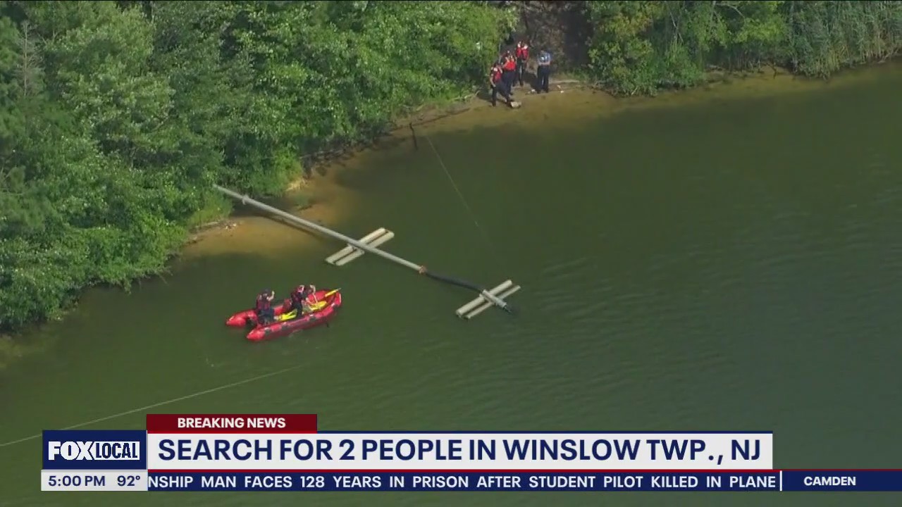 Search underway for 2 people in Winslow Twp., NJ