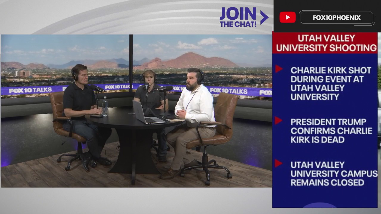 Charlie Kirk shot dead, student at shooting speaks out | FOX 10 Talks