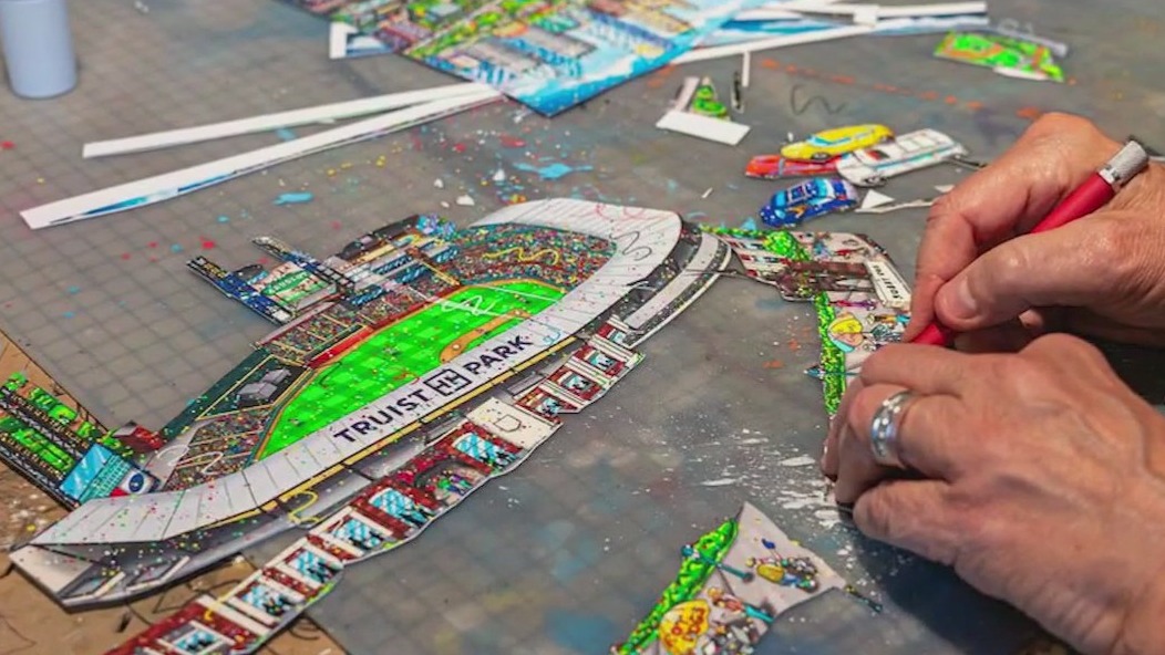 Artist creates 3D tribute to MLB All-Star Game