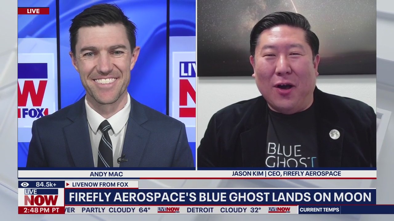 Firefly Aerospace's Blue Ghost lands on moon