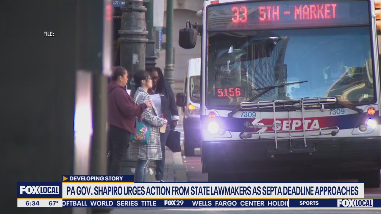 El gobernador Shapiro presiona a la acción a medida que avanza la fecha límite de presupuesto de SEPTA