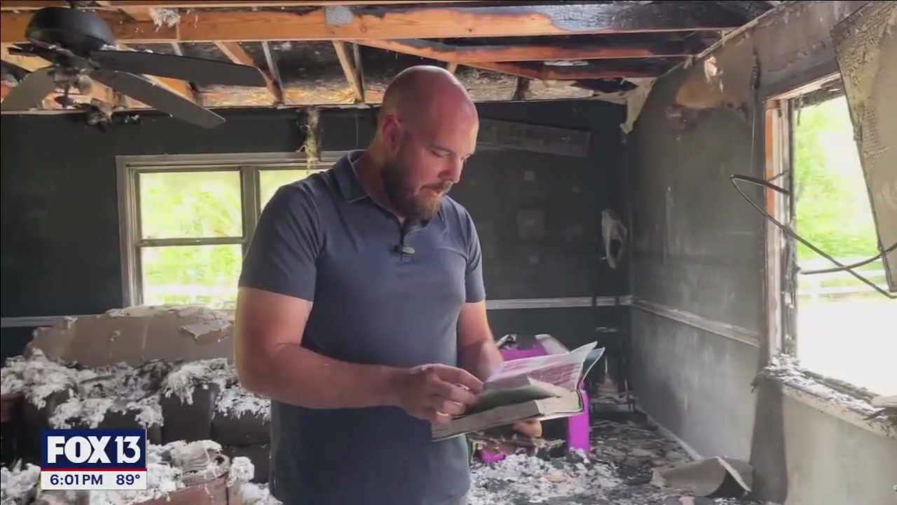 Family loses home to fire after lightning strike