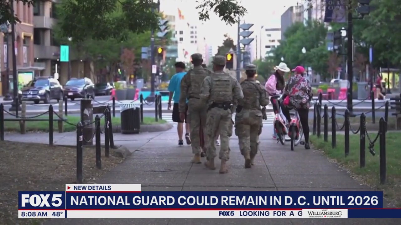 National Guard may stay in DC through 2026