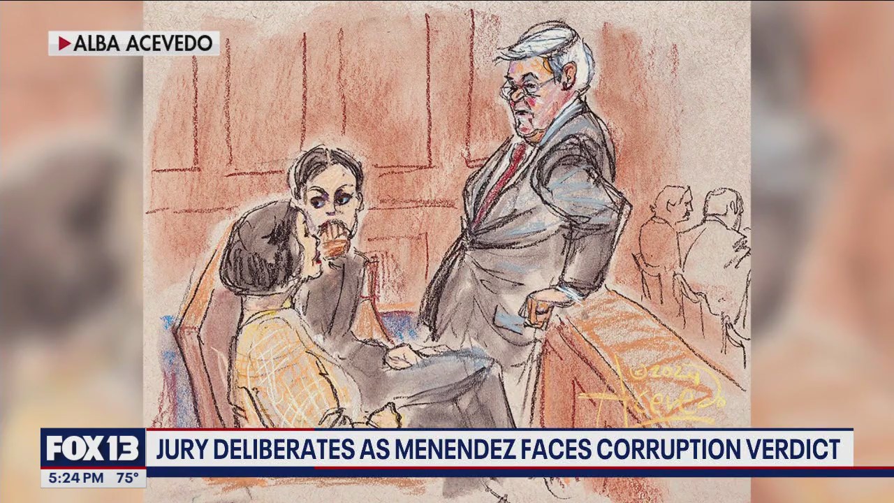 Jury deliberates as Sen. Menendez faces corruption verdict