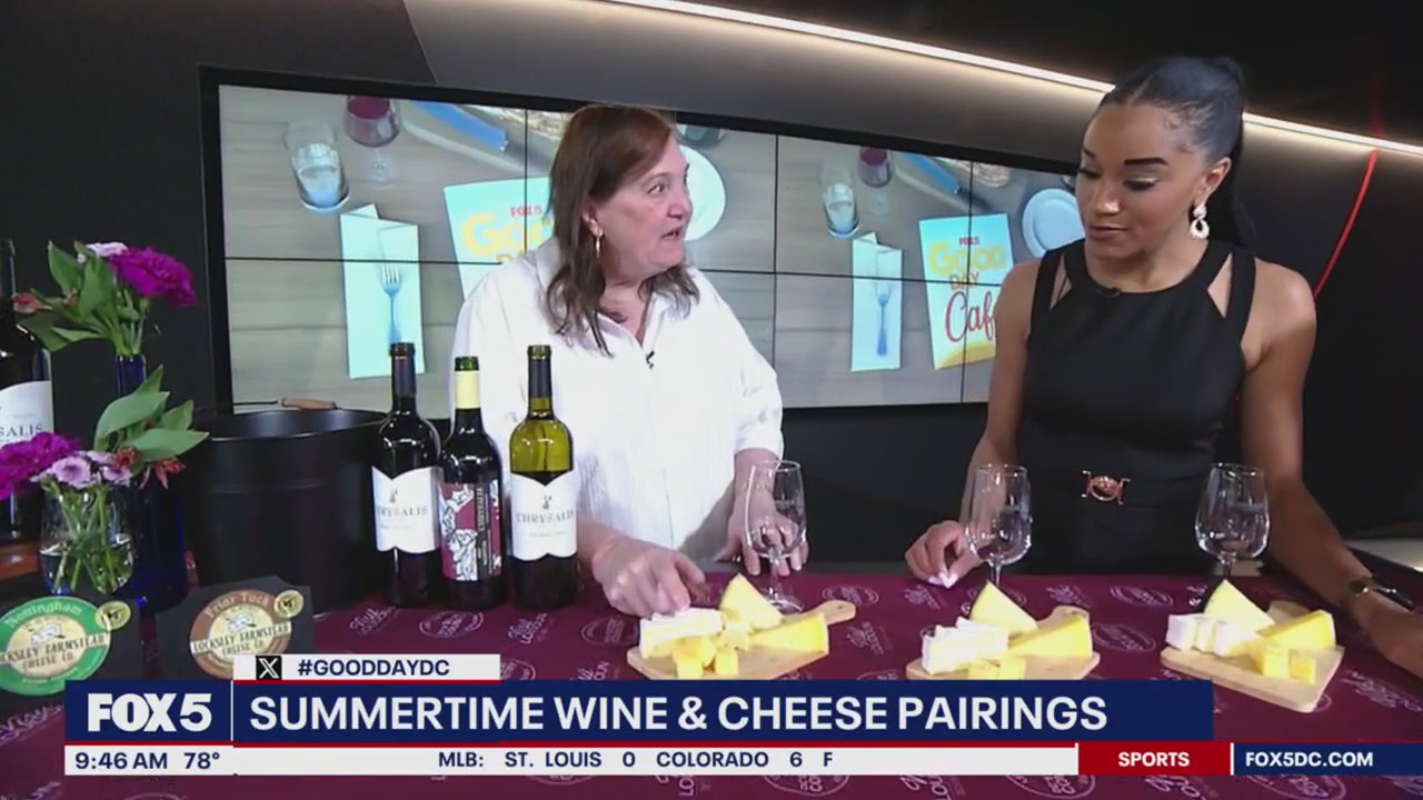 Summertime wine and cheese pairings