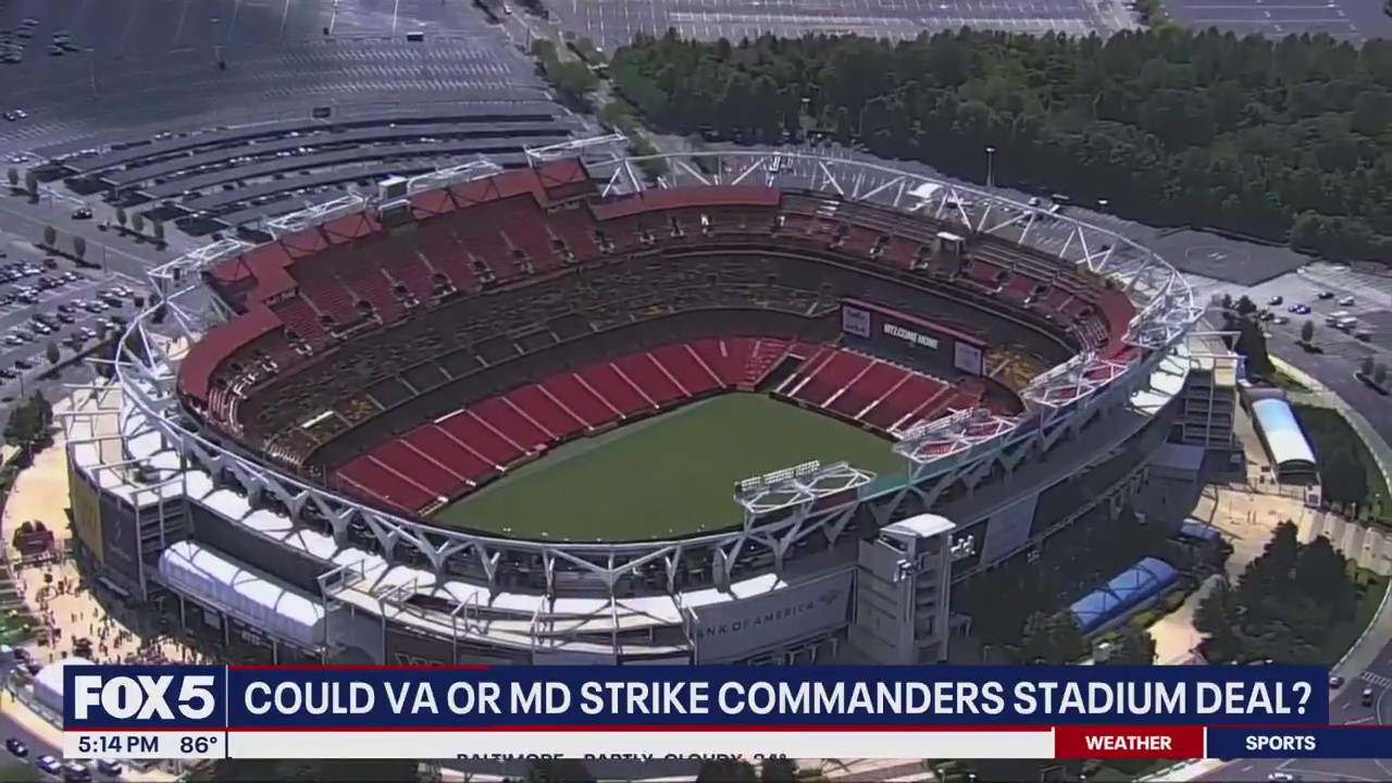Virginia, Maryland could make bids for Commanders stadium