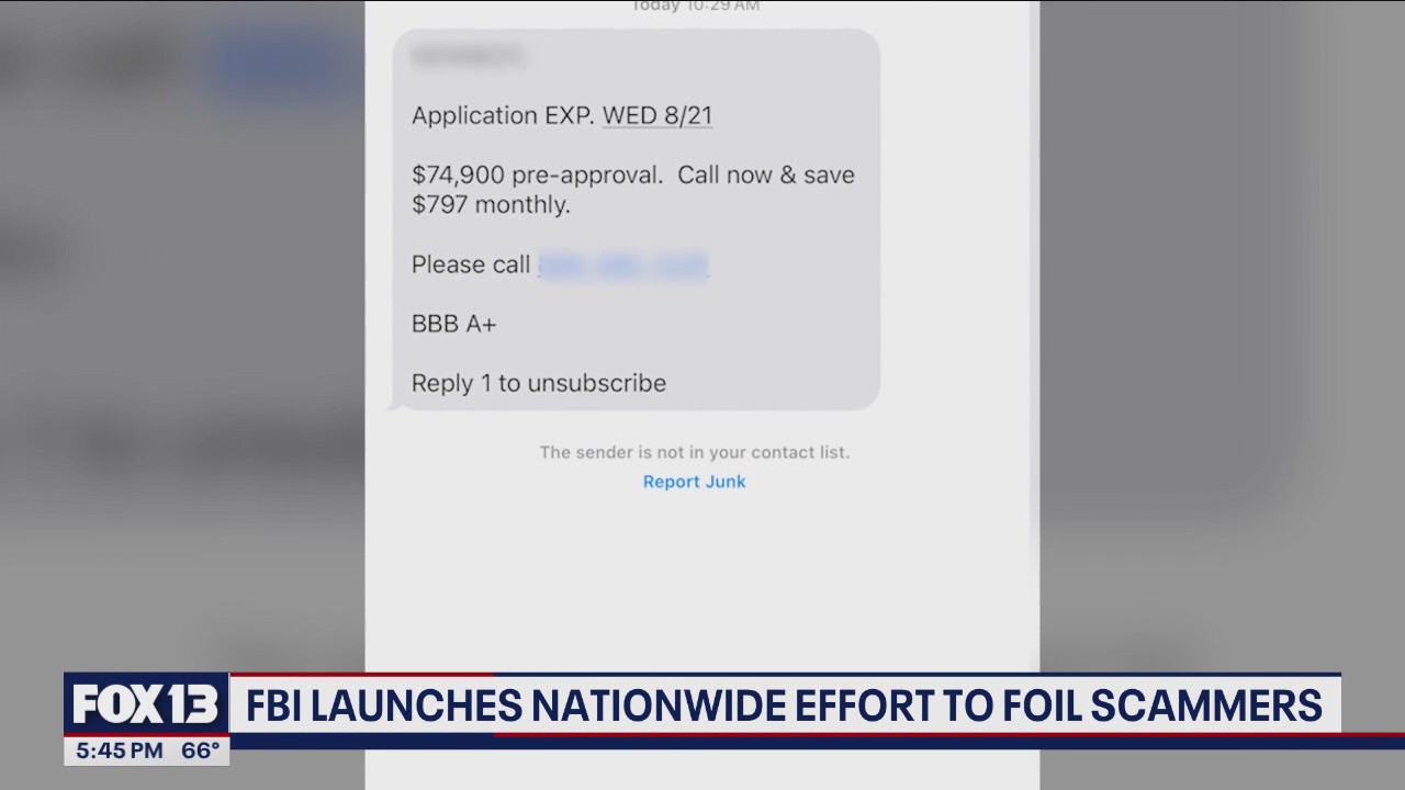 FBI launches nationwide effort to foil scammers