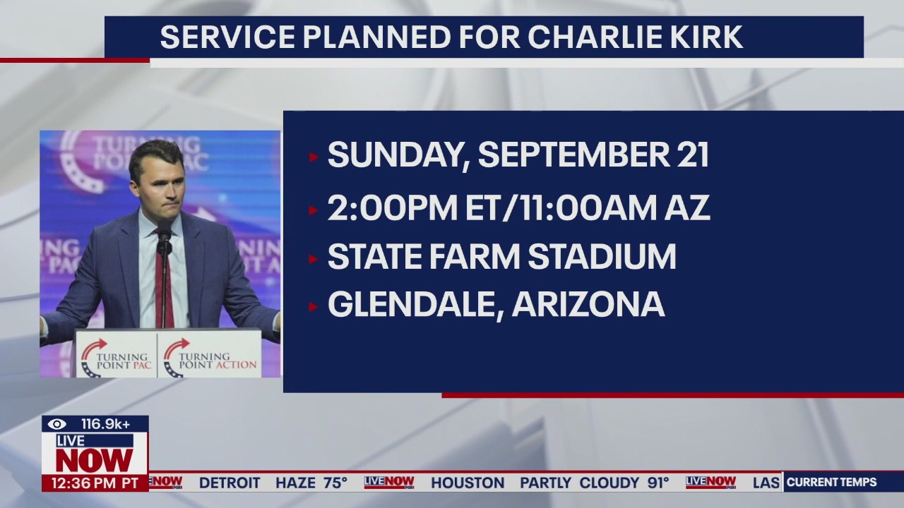 Charlie Kirk Funeral Plans Announced LiveNOW From FOX