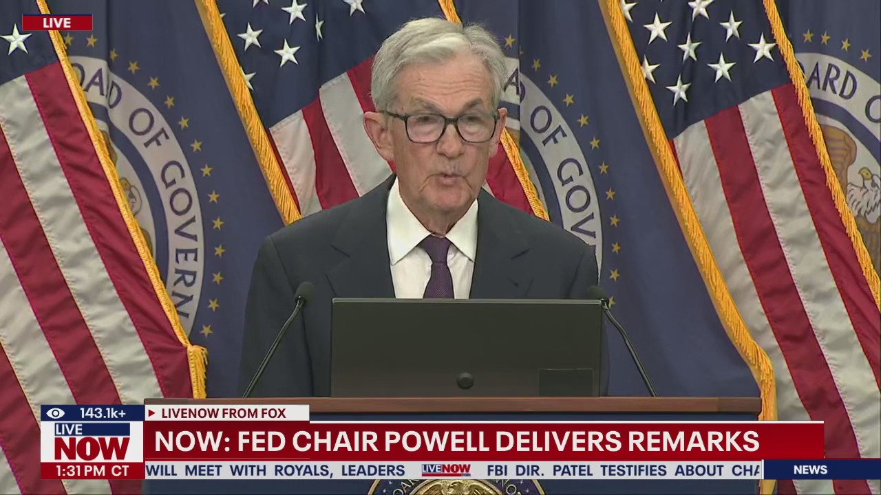 Jerome Powell speaks on rate cut at the Fed