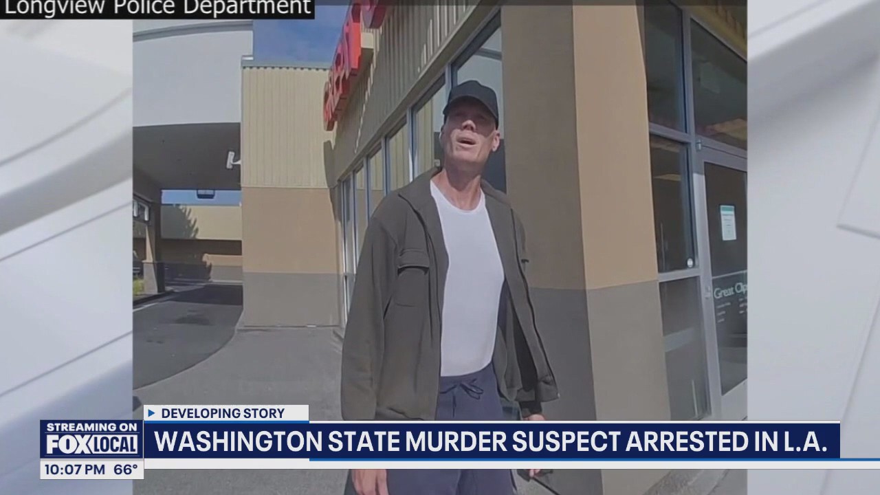 Murder suspect's 3-state chase ends in California | FOX 11 Los Angeles