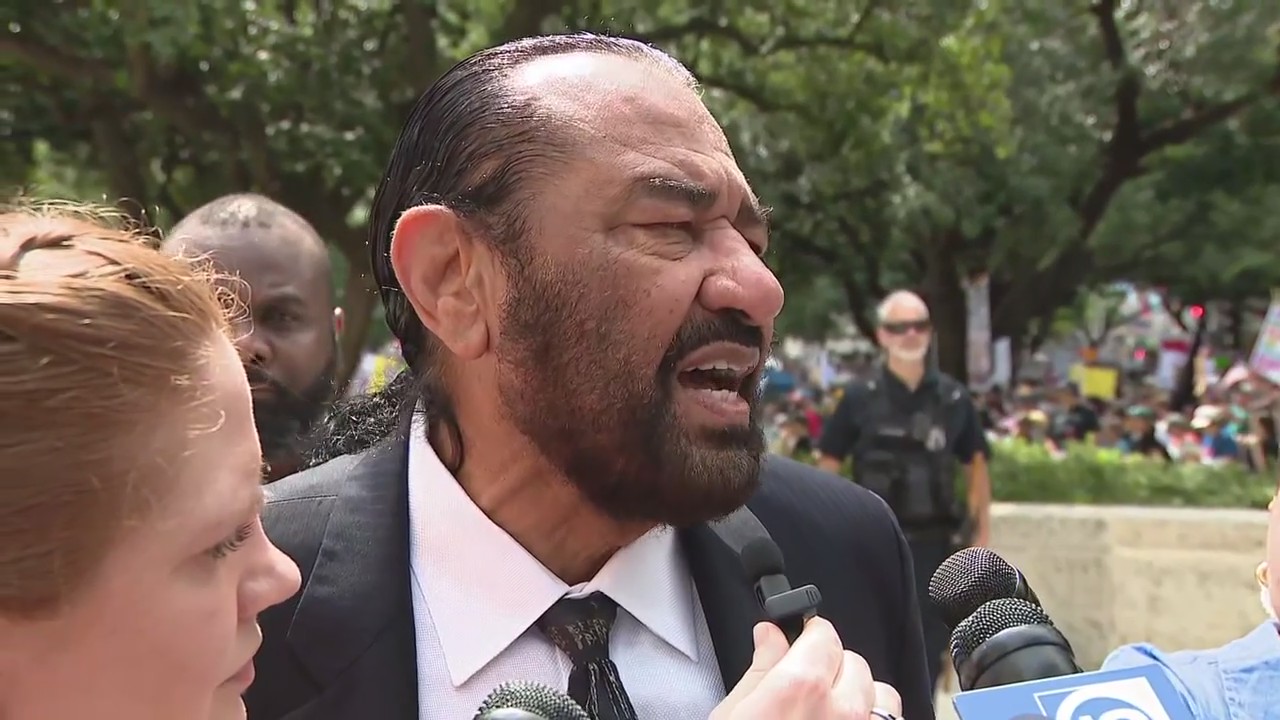 "No Kings" protest Houston: Rep. Al Green speaks