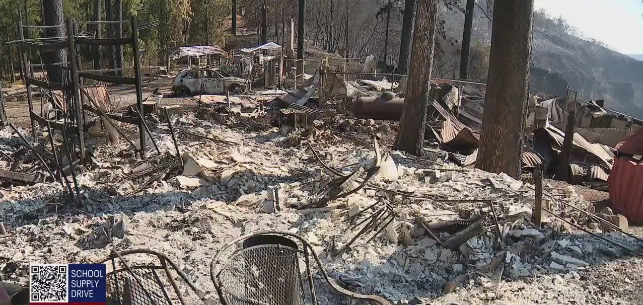 Park Fire near Chico burns down dozens of structures