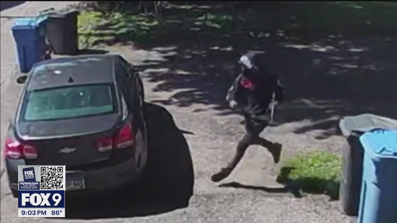 Doorbell cam catches person with gun before shots fired