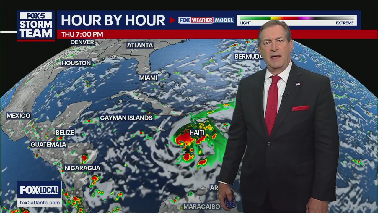 Monday evening forecast