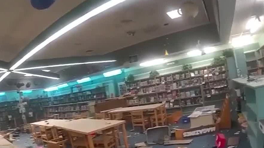 2 boys face charges after library school vandalization