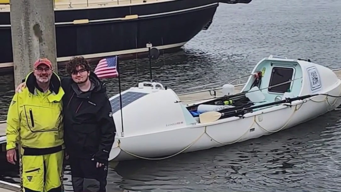 Father, son to row from California to Hawaii