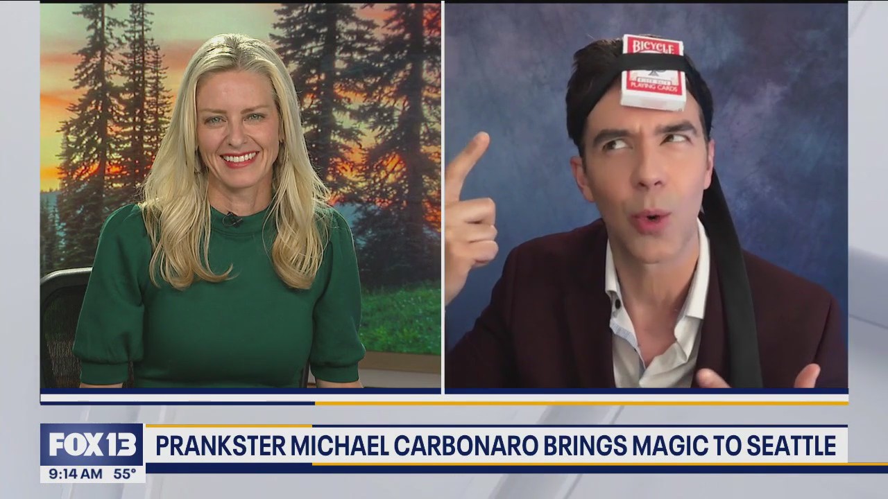 Prankster Michael Carbonaro brings magic to Seattle
