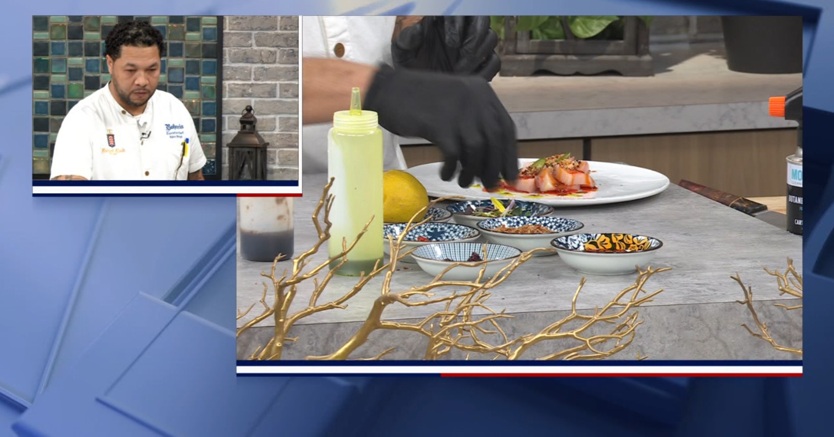 Torched Hamachi crudo recipe