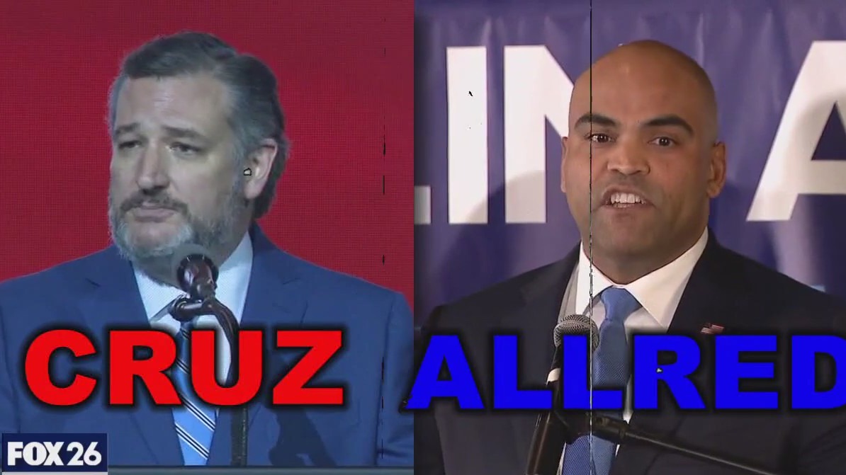 Texas Senate race: Cruz, Allred neck and neck