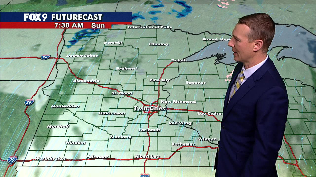 Minnesota weather: Gusty and warmer Sunday