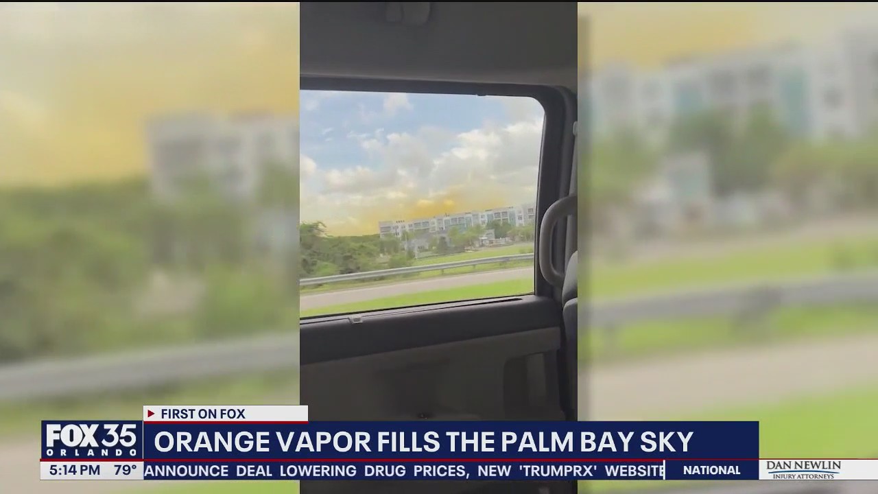 Orange vapor over Palm Bay: Here's what we know