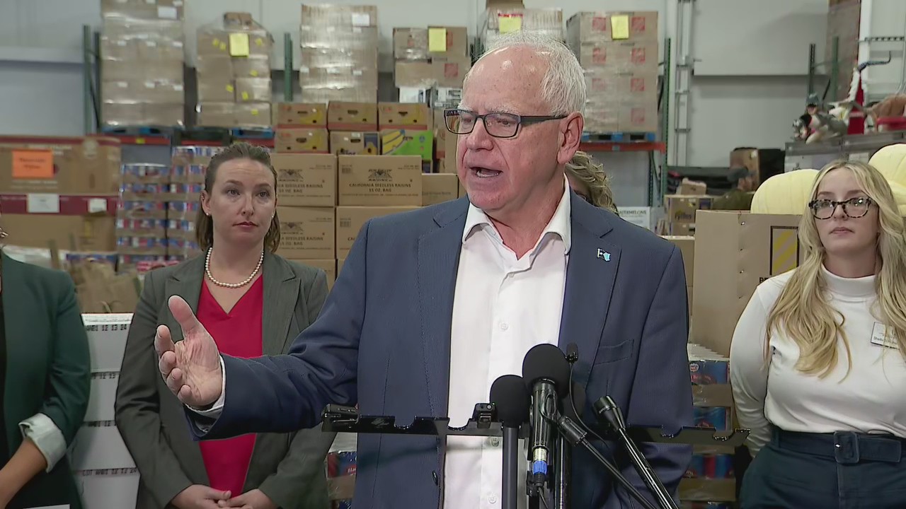 Gov. Walz announces $4 million for MN food shelves [RAW]