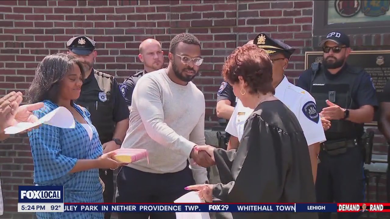 Collingdale police swear in new officer