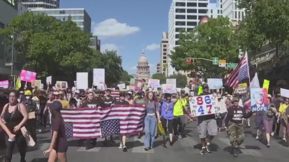 "No Kings" rallies erupt nationwide in protest of Trump