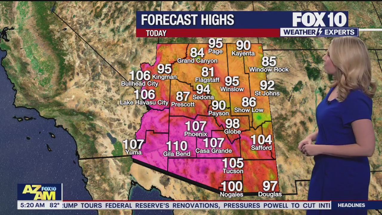 Morning weather forecast - 7/25/25