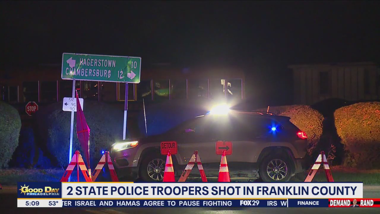 2 Pennsylvania State Troopers shot responding to retail theft