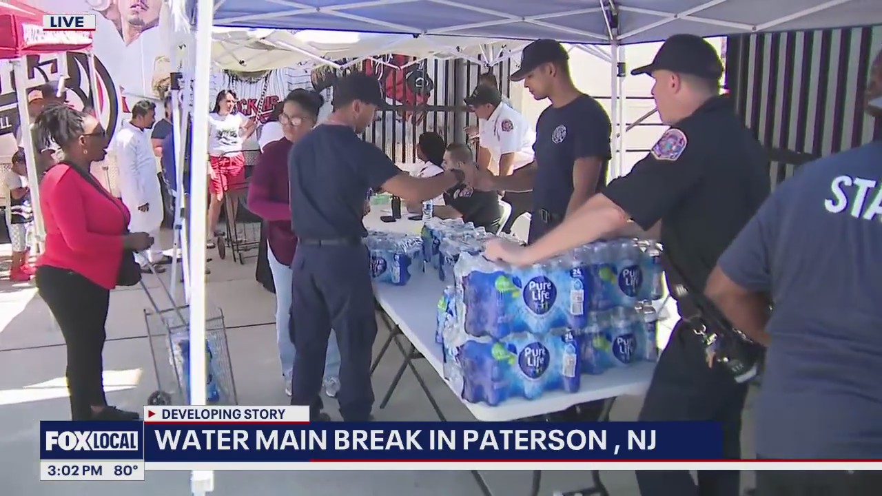 NY News Update: Water main break affects Paterson, NJ residents