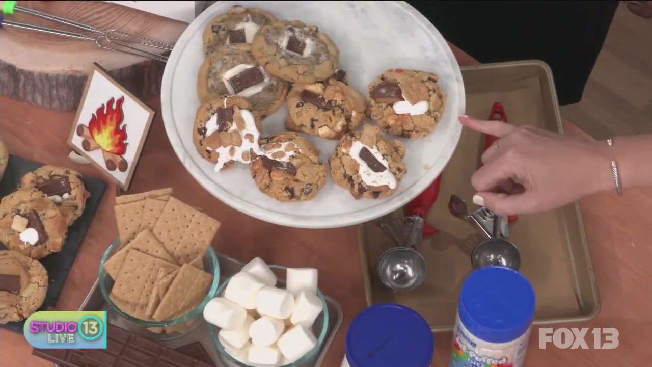 'Cookies with Tiffany' makes s'mores treats