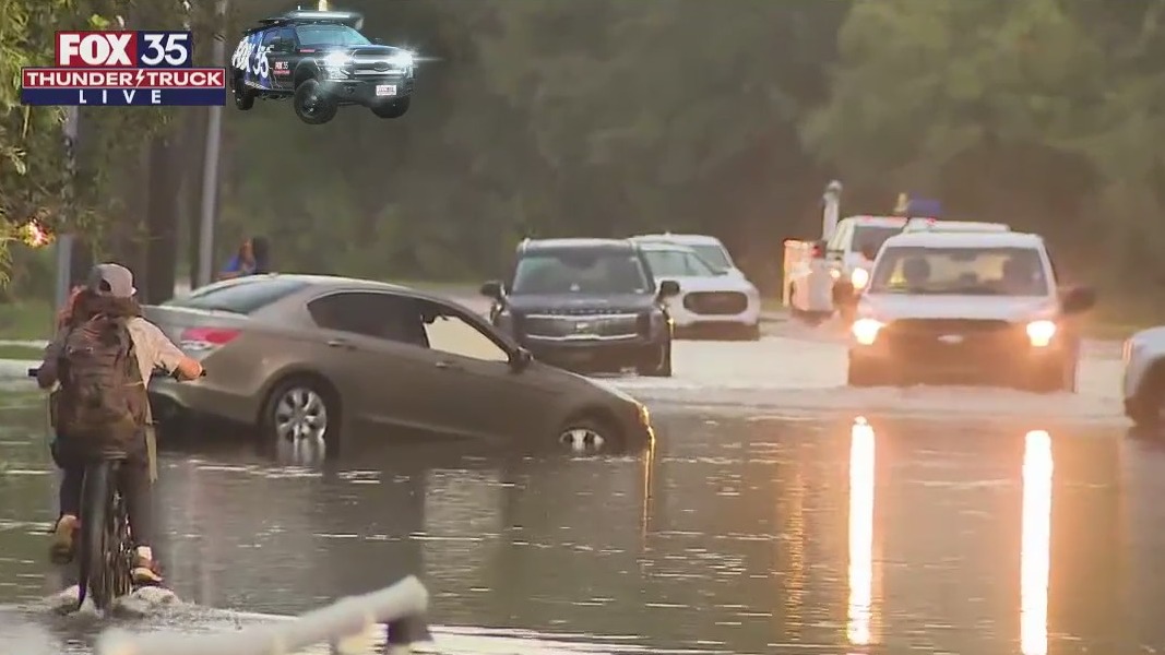 Titusville roads flooded after heavy rains