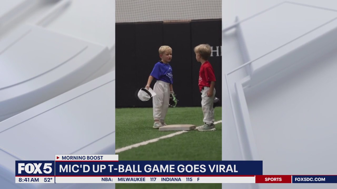 Mic’d-up t-ball game goes viral