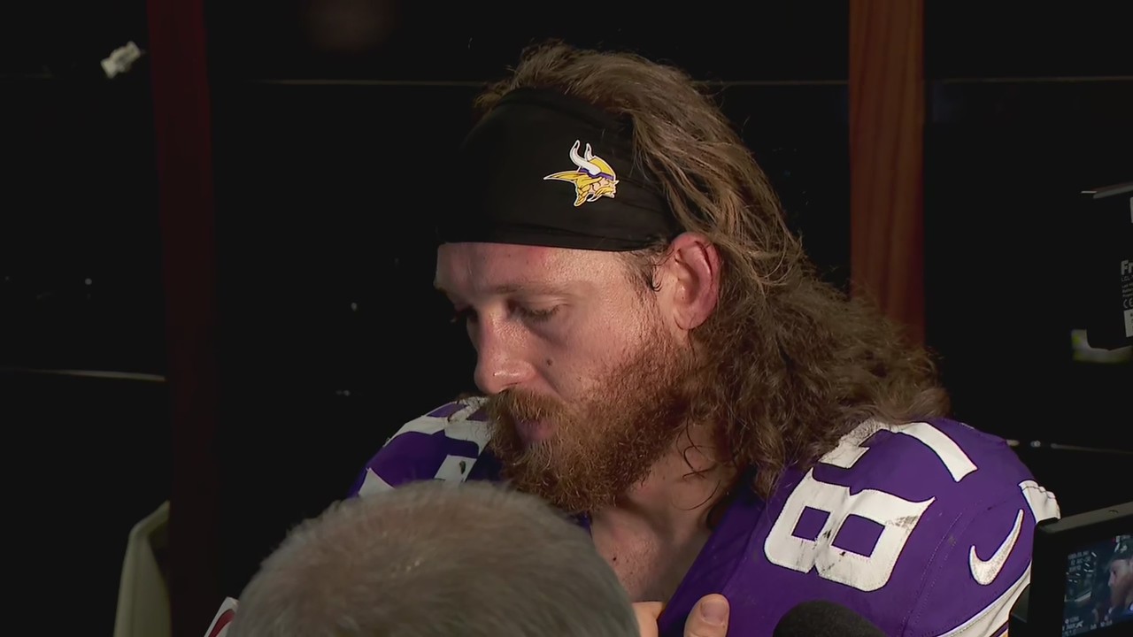 Vikings locker room reacts after 28-22 loss to Eagles