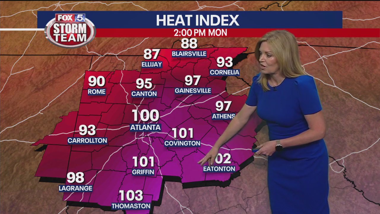 Monday morning weather forecast