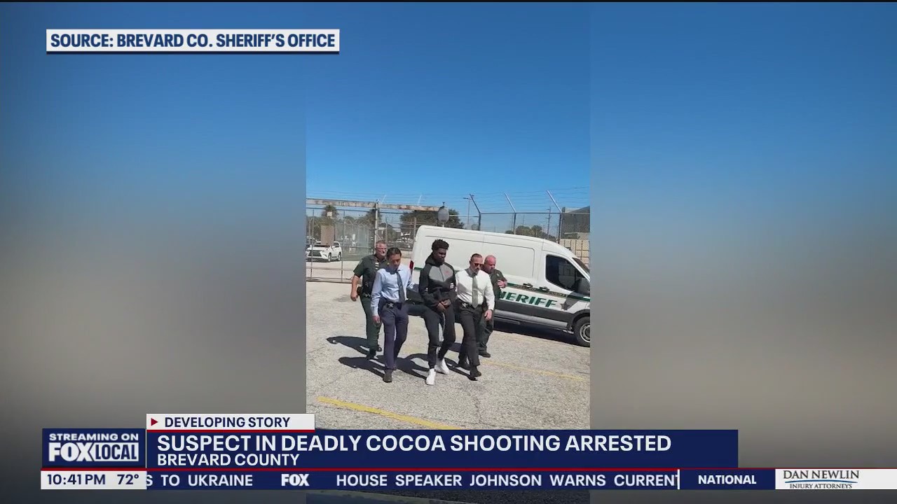 Deputies arrest  1 suspect, hunt another in deadly Cocoa shooting