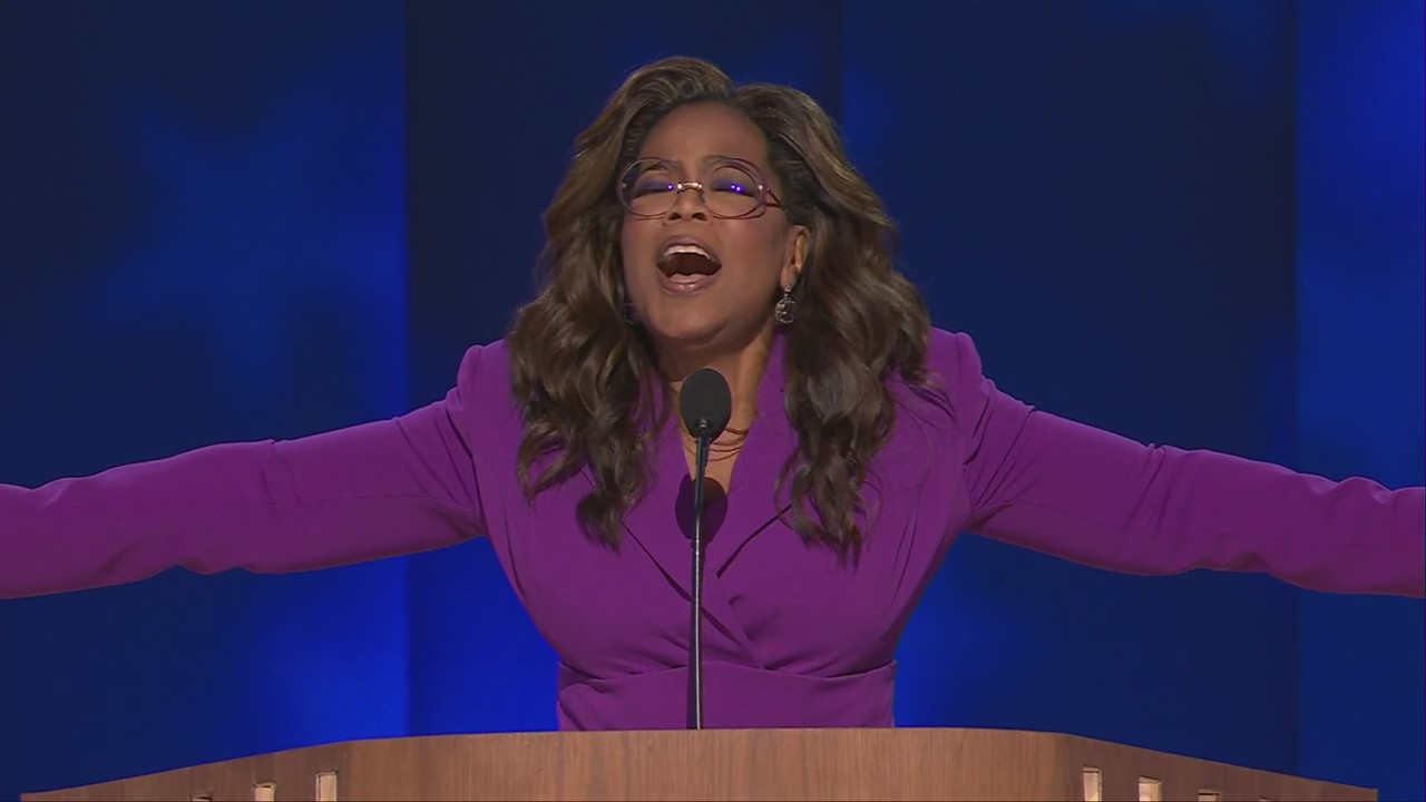 Oprah Winfrey endorses Kamala Harris at DNC