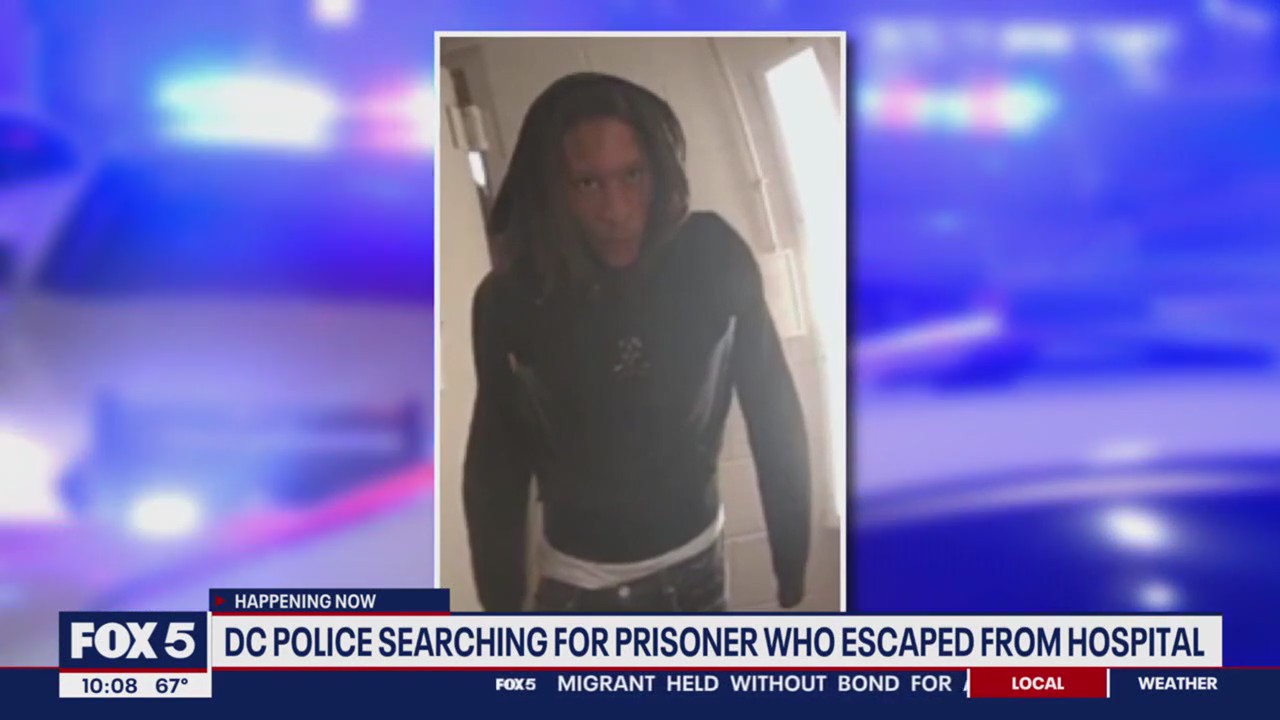 Search continues for escaped DC prisoner