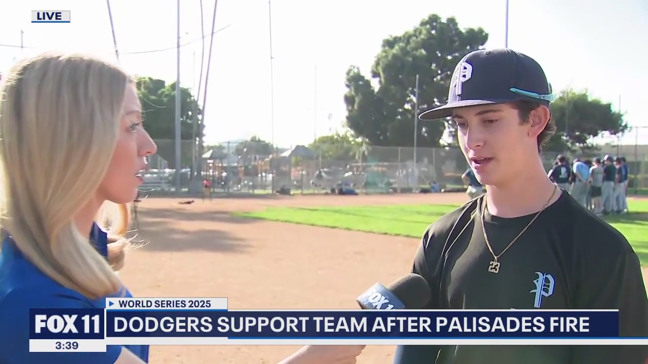Palisades community gets support from Dodgers