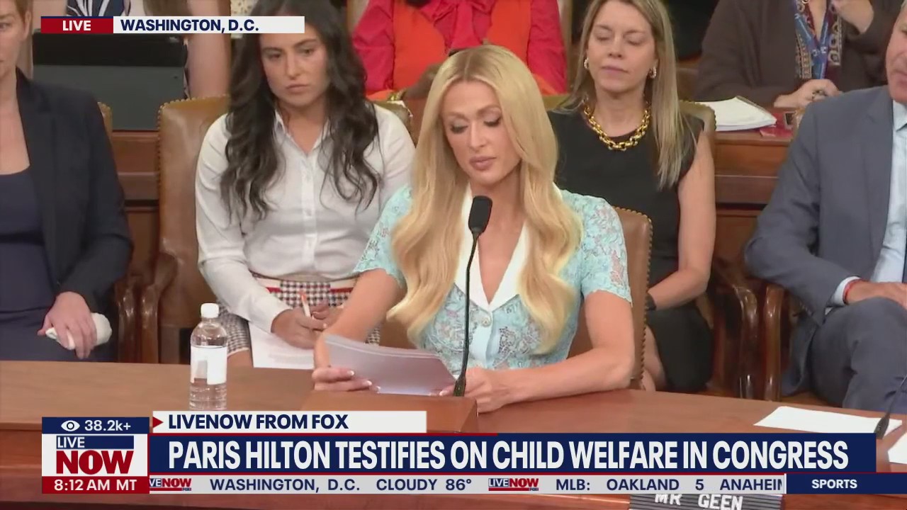 Paris Hilton testifies before Congress