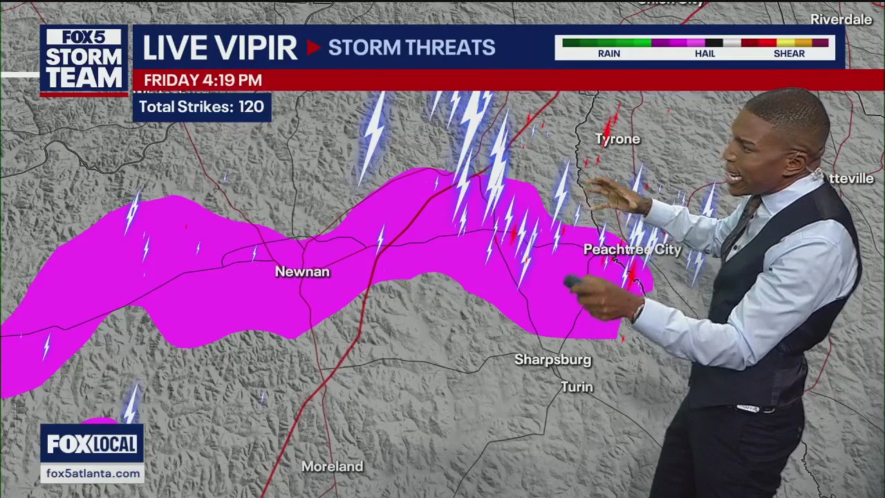 Friday afternoon forecast
