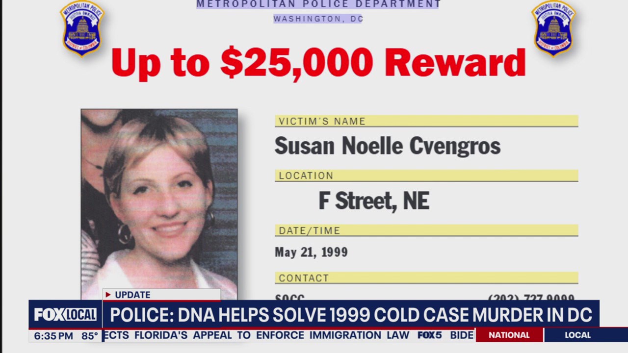 1999 cold case: Arrest made in deadly stabbing of young DC woman